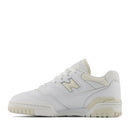 Scarpe Donna NEW BALANCE Sneakers 550 in Pelle colore White e Linen