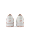 Scarpe Donna NEW BALANCE Sneakers 550 in Pelle colore White e Pink Sand