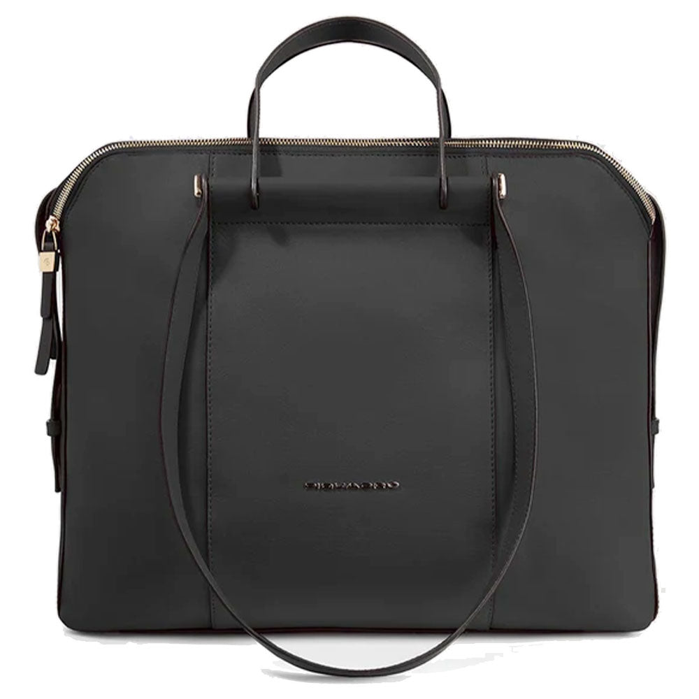 Borsa Donna da Lavoro PIQUADRO linea Circle in Pelle Nera - BD4574W92