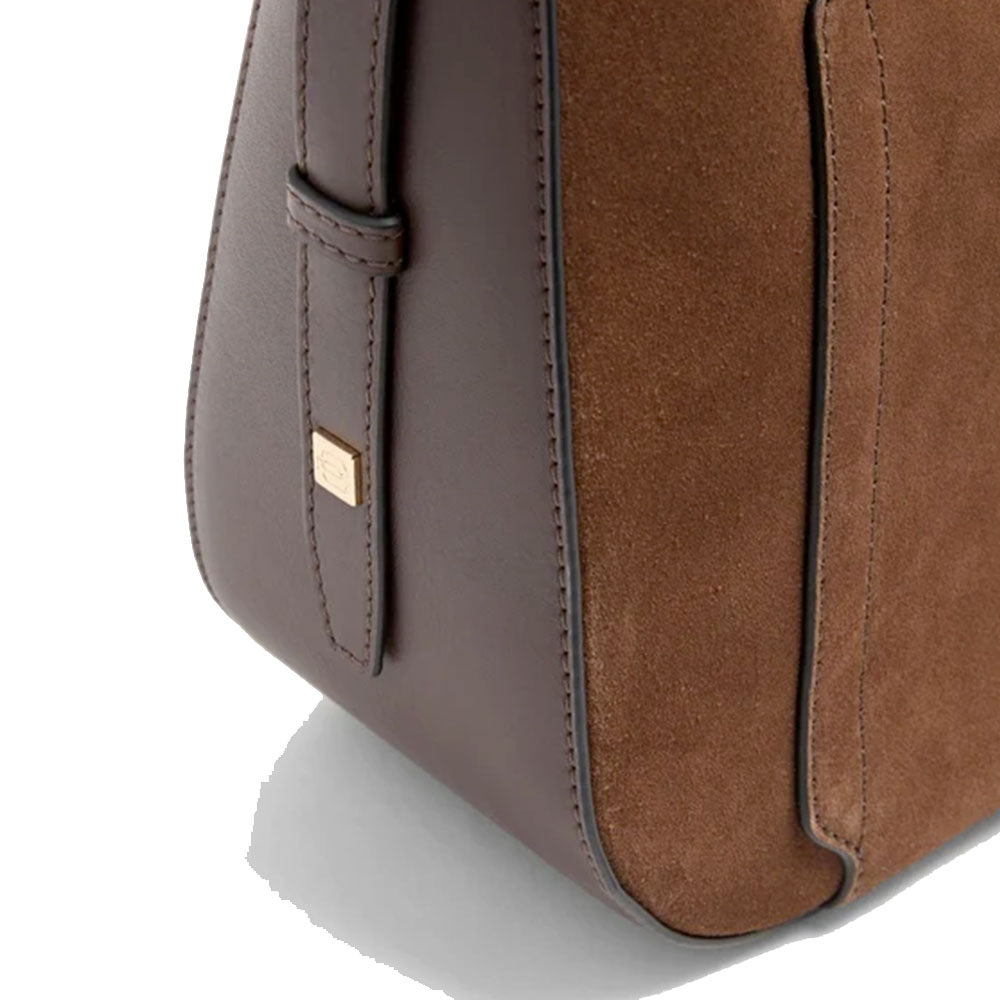Borsa Donna PIQUADRO linea Circle in Pelle Liscia e Scamosciata Colore Marrone - BD6657W92