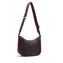 Borsa Donna a Tracolla PIQUADRO linea Circle in Tessuto Riciclato e Pelle Bordeaux Scuro- BD6657W92T