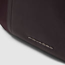 Borsa Donna a Tracolla PIQUADRO linea Circle in Tessuto Riciclato e Pelle Bordeaux Scuro- BD6657W92T