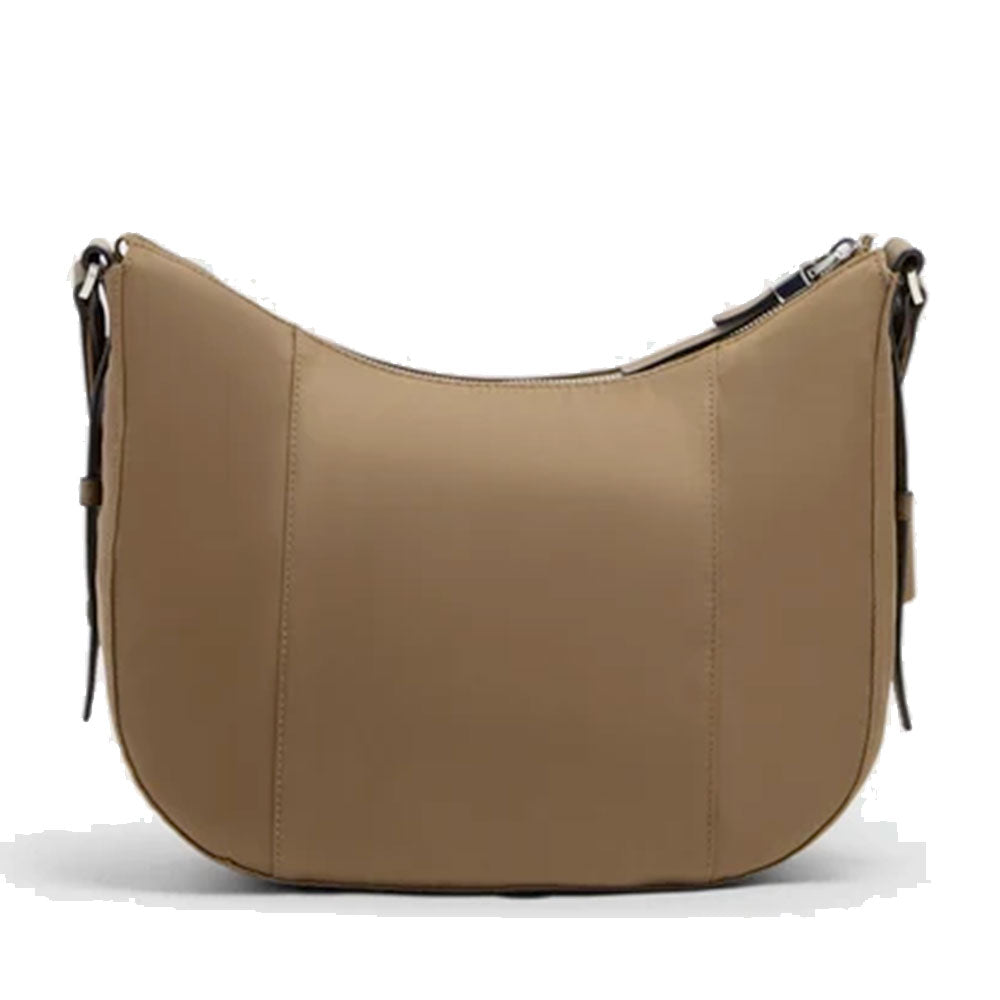 Borsa Donna a Tracolla PIQUADRO linea Circle in Tessuto Riciclato e Pelle Marrone - BD6657W92T