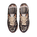 Sneakers Platform LIU JO Maxi Wonder 01 in Pelle Effetto Pony Animalier Multicolor