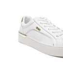 Sneakers Donna LIU JO Silvia 97 in Pelle Bianca con Logo Embossed