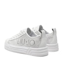 Scarpe Donna LIU JO Sneakers Cleo 26 in Pelle Bianca con Maxi Logo