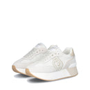 Sneakers Platform Donna LIU JO Dreamy 02 in Brighty Mesh Purity e Light Gold