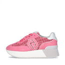 Sneakers Platform Donna LIU JO Dreamy 02 in Suede e Tweed Rosa