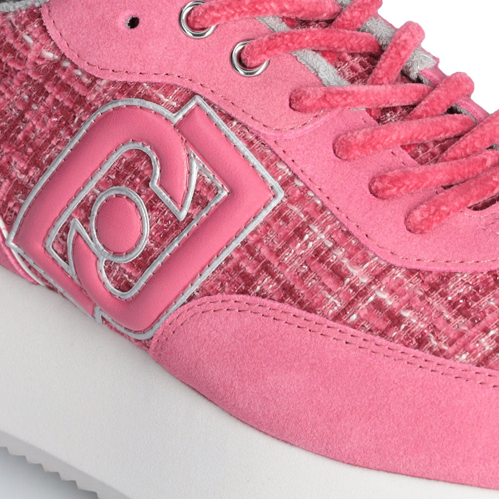Scarpe Donna LIU JO Maxi Wonder 52 Sneakers Platform in Suede e Mesh Fuxia a sconto Scarpe Donna LIU JO Maxi Wonder 52 Sneakers Platform in Suede e Mesh Fuxia a sconto