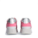 Sneakers Platform Donna LIU JO Dreamy 02 in Suede e Tweed Rosa