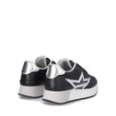 Sneakers Platform Donna LIU JO Dreamy 03 in Pelle e Suede e Glitter colore Black Silver