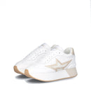 Sneakers Platform Donna LIU JO Dreamy 03 in Pelle e Suede e Glitter colore White Gold