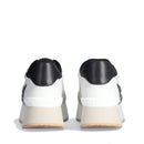 Sneakers Platform Donna LIU JO Dreamy 03 in Pelle e Suede e Glitter colore White Black