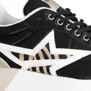 Sneakers Donna LIU JO Dreamy 05 in Nylon Nero con Maxi Stella Animalier