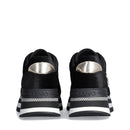 Sneakers Platform LIU JO Amazing 23 in Velluto Nero con Paillettes