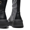 Scarpe Donna LIU JO Amazing 22 Mid Sneakers in Tessuto Stretch Nero