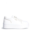 Sneakers Platform LIU JO Selma 11 in Pelle Bianca con Pietre Gioiello