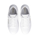 Sneakers Donna LIU JO Cleo 20 in Pelle Bianca con Borchie