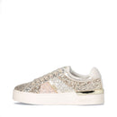 Scarpe Donna LIU JO Silvia 105 Sneakers in Glitter color Sabbia