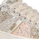 Scarpe Donna LIU JO Silvia 105 Sneakers in Glitter color Sabbia