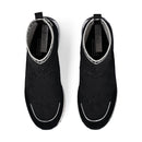 Sock Sneakers Donna LIU JO Maxi Wonder 93 in Tessuto Stretch e Suede Nero