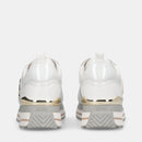 Sneakers Platform Donna LIU JO Maxi Wonder 01 in Pelle Bianca