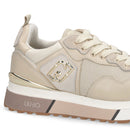 Women's Rope-Coloured Leather and Brighty Mesh Platform Sneakers LIU JO Maxi Wonder 01