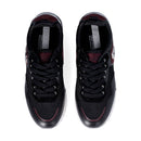 Sneakers Platform Donna LIU JO Maxi Wonder 01 in Pelle Nera e Brighty Mesh Cremisi