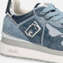 Sneakers Platform Donna LIU JO Maxi Wonder 01 in Suede e Denim