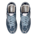 Sneakers Platform Donna LIU JO Maxi Wonder 01 in Suede e Denim