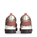 Sneakers Platform Donna LIU JO Maxi Wonder 01 in Raso Sfumato e Strass Ginger Bread e Milk