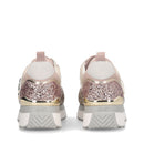 Sneakers Platform Donna LIU JO Maxi Wonder 01 Full Glitter Light Gold Copper