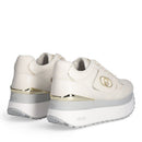 Sneakers Super Platform Donna LIU JO Maxi Wonder Plus 01 in Pelle color Latte