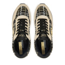 Sneakers Super Platform Donna LIU JO Maxi Wonder Plus 01 in Pelle Suede e Tessuto Rope Black