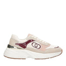 Sneakers Donna LIU JO LJ01 01 in Suede e Nylon colore Rope Milk e Cremisi