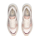 Sneakers Donna LIU JO LJ01 01 in Suede e Nylon colore Rope Milk e Cremisi