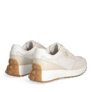 Sneakers Donna LIU JO Lolo 20 in Suede e Brighty Mesh Rope Milk