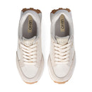 Sneakers Donna LIU JO Lolo 20 in Suede e Brighty Mesh Rope Milk