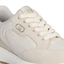 Sneakers Donna LIU JO Lolo 20 in Suede e Brighty Mesh Rope Milk