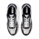 Sneakers Platform Donna LIU JO Amazing 38 in Pelle Stampata e Inserti Metallizzati Nero Silver