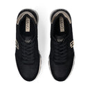Sneakers Platform LIU JO Amazing 25 in Suede e Mesh Black Light Gold