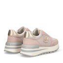 Sneakers Platform LIU JO Amazing 25 in Suede e Mesh Nude Light Gold