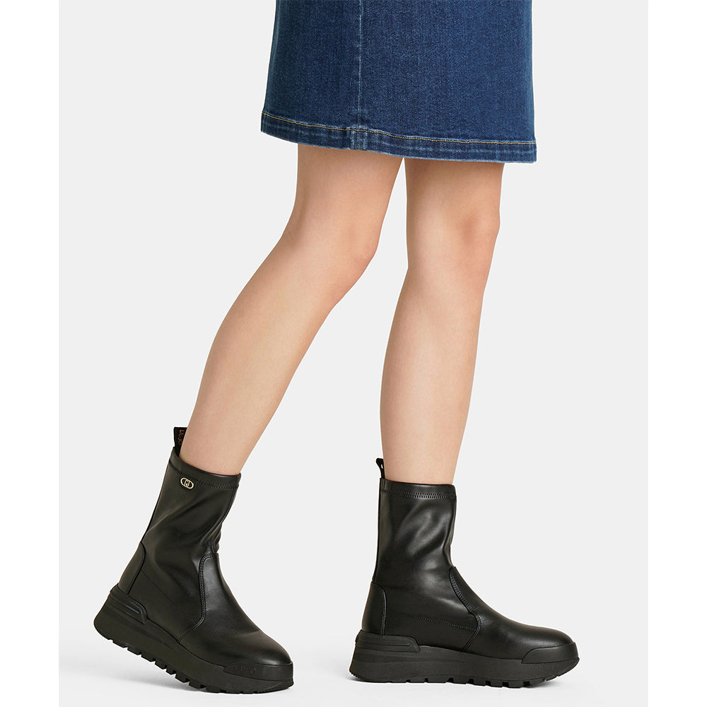 Sitvaletti Donna LIU JO Amazing 22 in Tessuto Stretch Nero