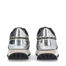 Sneakers Running LIU JO Evelyn 915 in Tessuto Jacquard con Logo Monogram Black Silver
