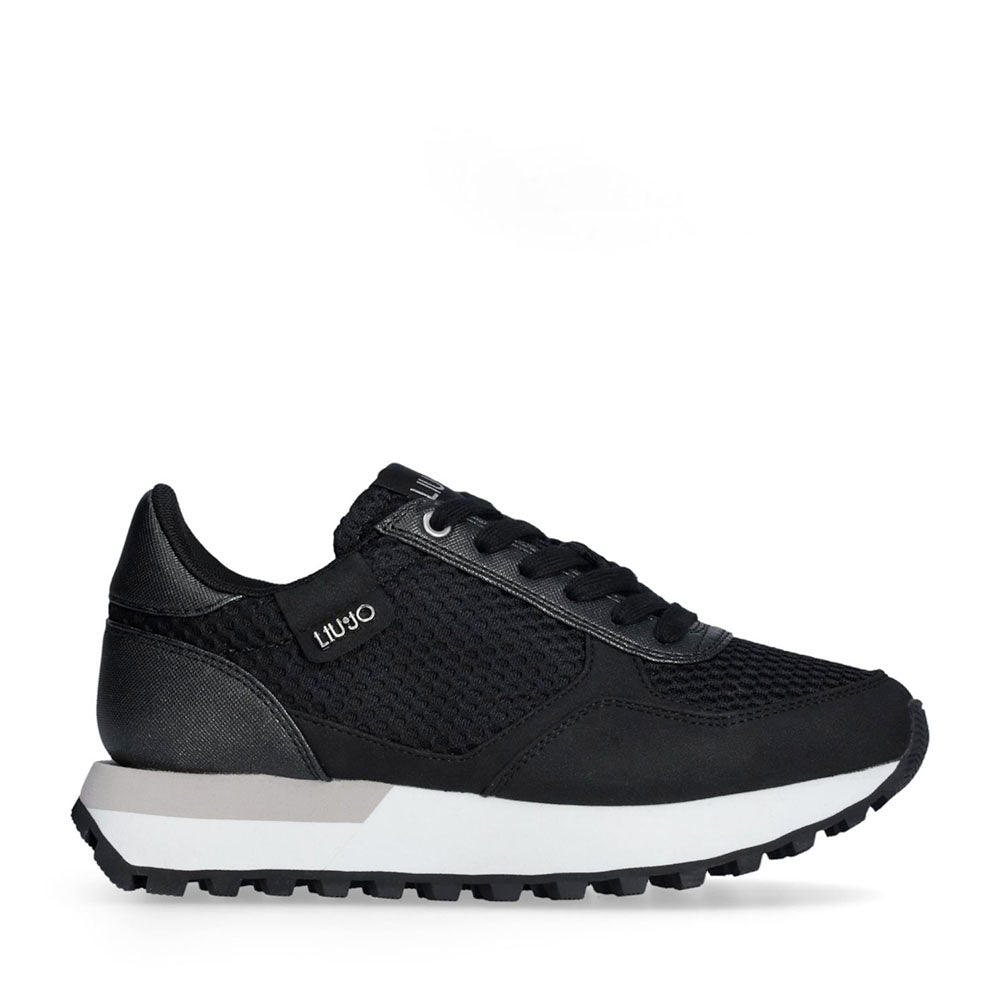 Sneakers Running LIU JO Evelyn 915 in Microfibra e Mesh Nero