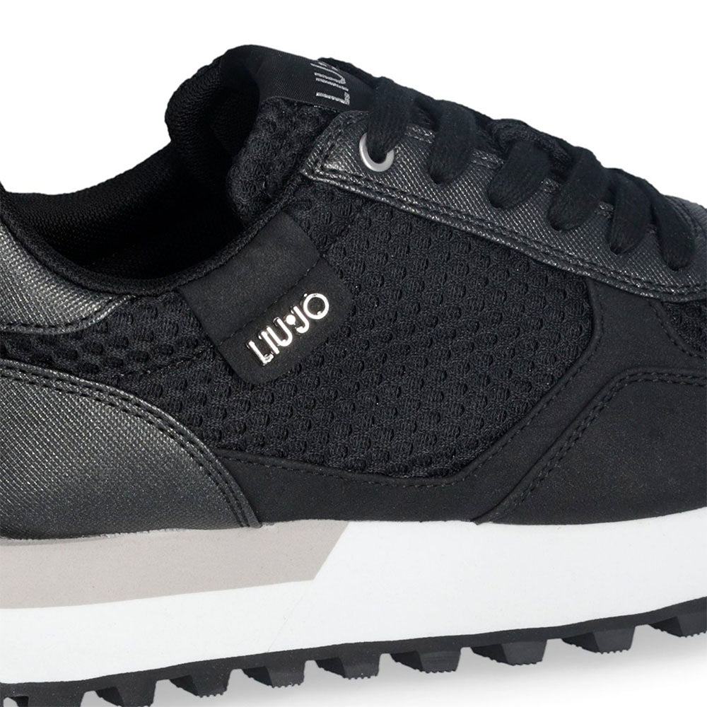 Sneakers Running LIU JO Evelyn 915 in Microfibra e Mesh Nero