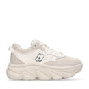 Scarpe Donna LIU JO Steffy 01 Sneakers Chuncky in Suede e Pelle color Latte