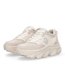 Scarpe Donna LIU JO Steffy 01 Sneakers Chuncky in Suede e Pelle color Latte