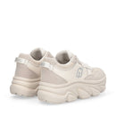 Scarpe Donna LIU JO Steffy 01 Sneakers Chuncky in Suede e Pelle color Latte