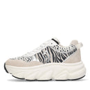 Scarpe Donna LIU JO Steffy 01 Sneakers Chuncky in Suede stampa Zebra